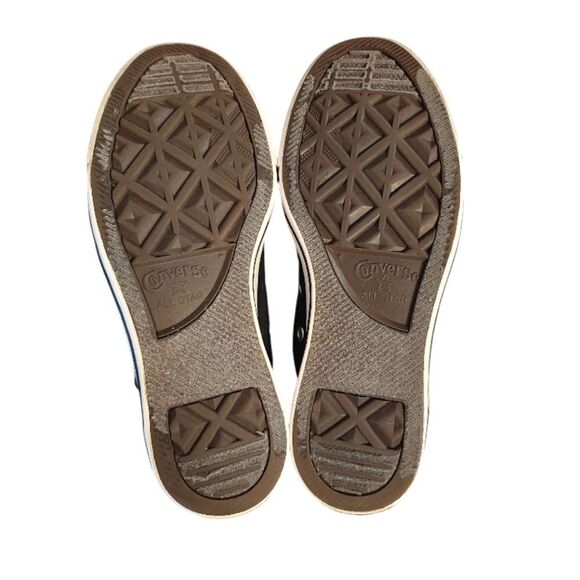 Converse VINTAGE All Star Black Red Plaid Double Tongue Sneakers Size 7 - Picture 12 of 15